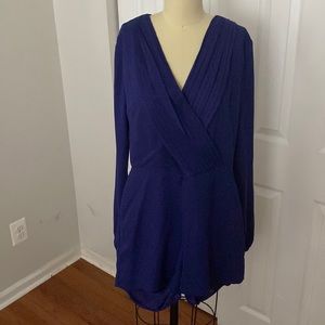 Royal blue romper